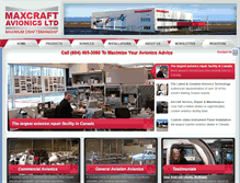 Tablet Screenshot of maxcraft.ca